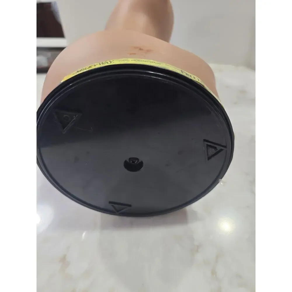 Mannequin Head &Shoulders Shake-N-Go  Life Like Swivel Base Wig Hat 18